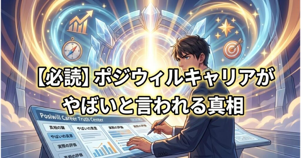 【必読】ポジウィルキャリアがやばいと言われる真相｜人生を激変させる強制力の正体